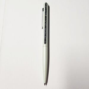 Swarovski Crystal Shimmer Ballpoint Pen Green Chrome 5595671 Excellent Writes